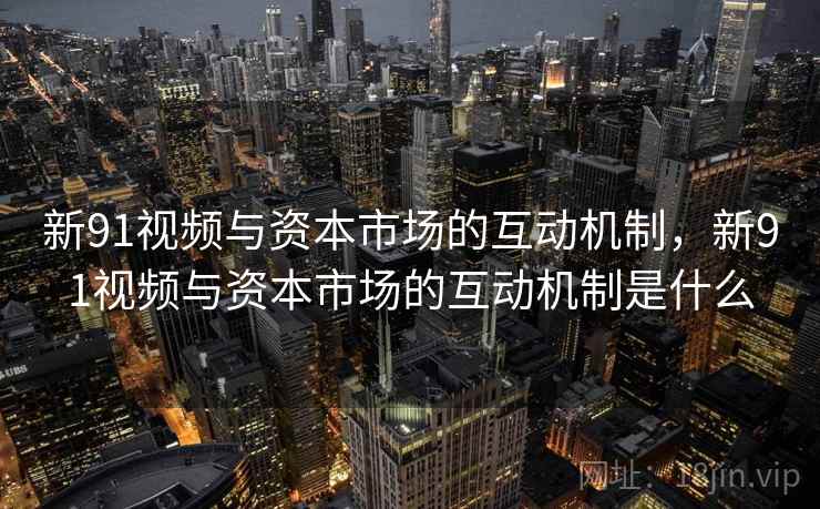 新91视频与资本市场的互动机制，新91视频与资本市场的互动机制是什么  第2张