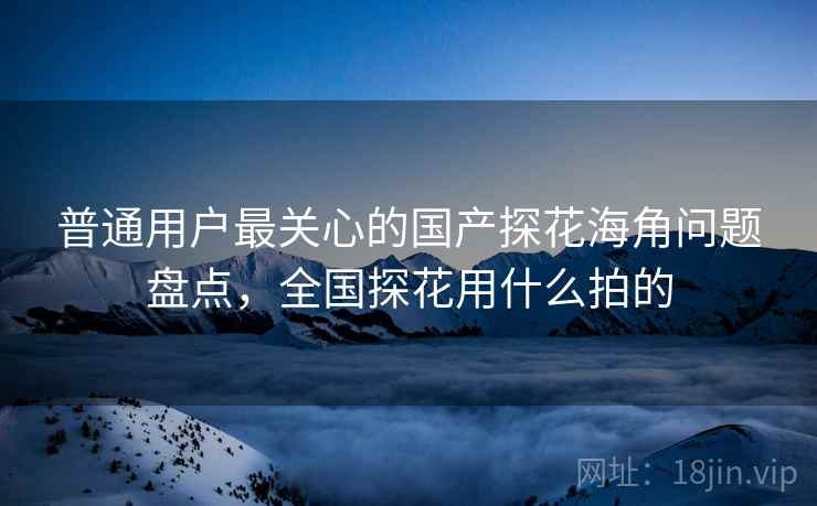 普通用户最关心的国产探花海角问题盘点，全国探花用什么拍的  第2张