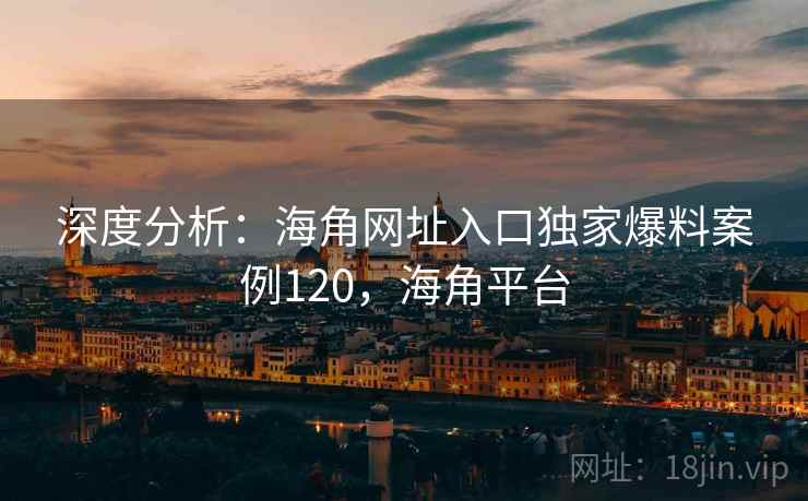 深度分析：海角网址入口独家爆料案例120，海角平台  第1张
