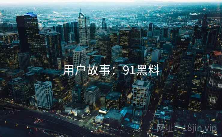 用户故事：91黑料  第1张