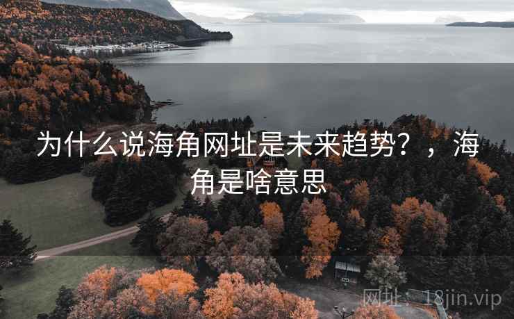 为什么说海角网址是未来趋势？，海角是啥意思  第1张